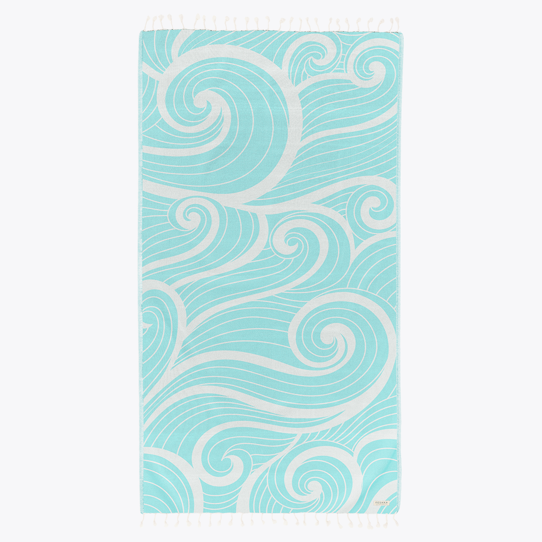Summer Waves Beach Towel