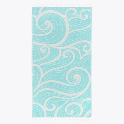 Summer Waves Beach Towel