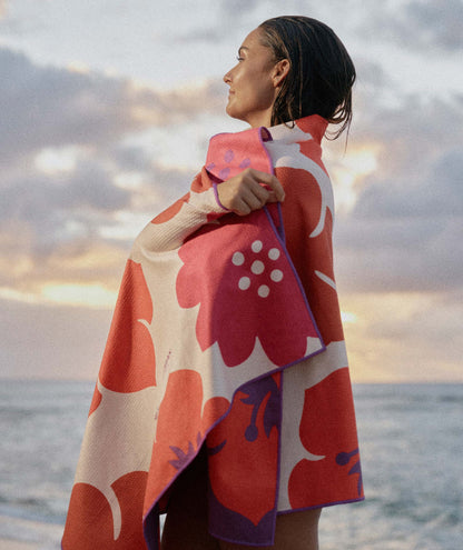 Beach Towel - Aloalo with Hawaiian Airlines